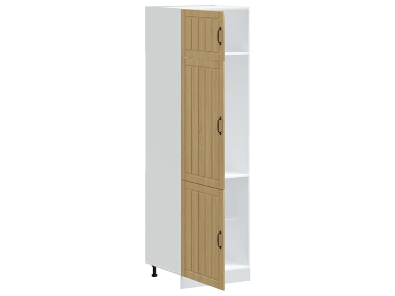  Meuble de rangement, armoire de cuisine lucca chêne sonoma bois d'ingénierie  - Conforama D