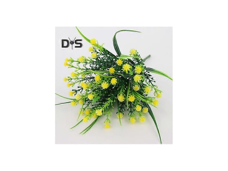 Fleur artificielle écologique à 5 branches, en plastique imperméable et durable, imitation gypsophile.violet - Conforama D