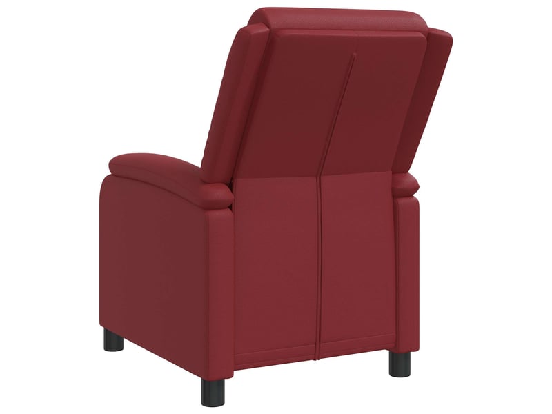  Vidaxl fauteuil inclinable bordeaux simili cuir  - Conforama E