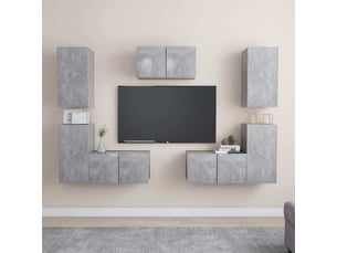 Meuble tv coloris gris 60 cm <strong></strong>  <strong></strong>