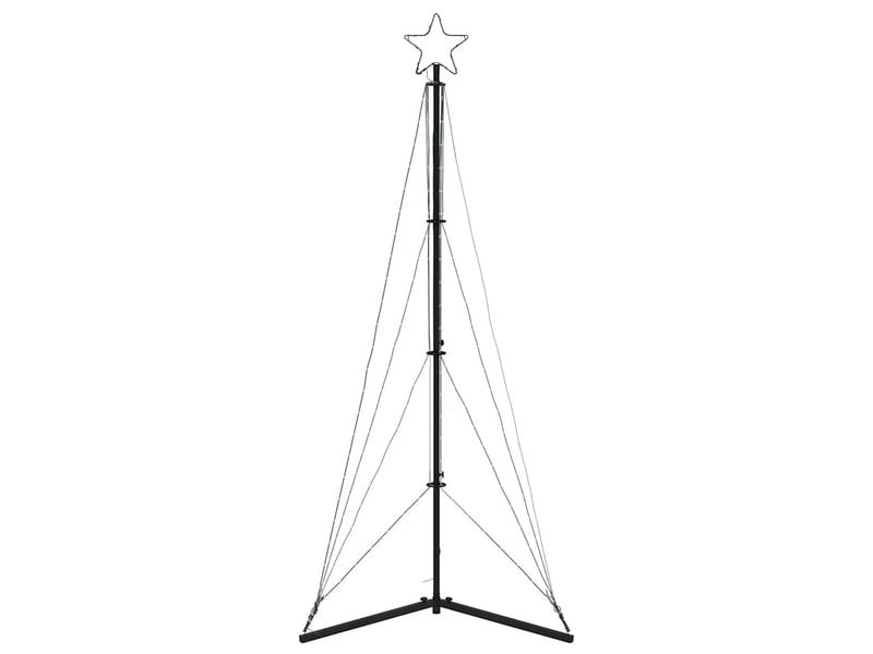 Sapin de noël - arbre de noël à led 363 led bleu 182 cm - Conforama E