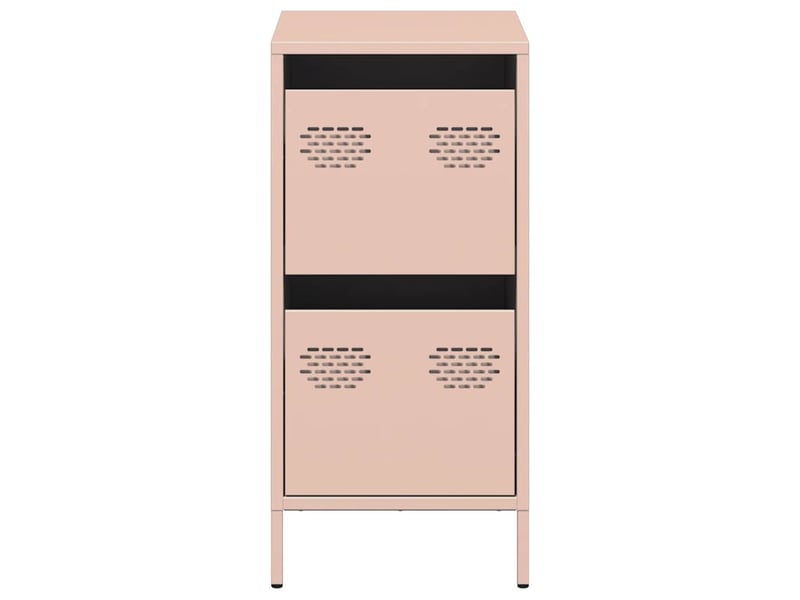  Buffet - bahut - meuble de rangement rose 35x39x73,5 cm acier laminé à froid  - Conforama E