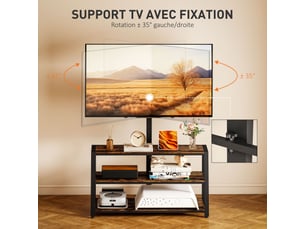 Meuble tv coloris marron  <strong></strong>  <strong></strong>