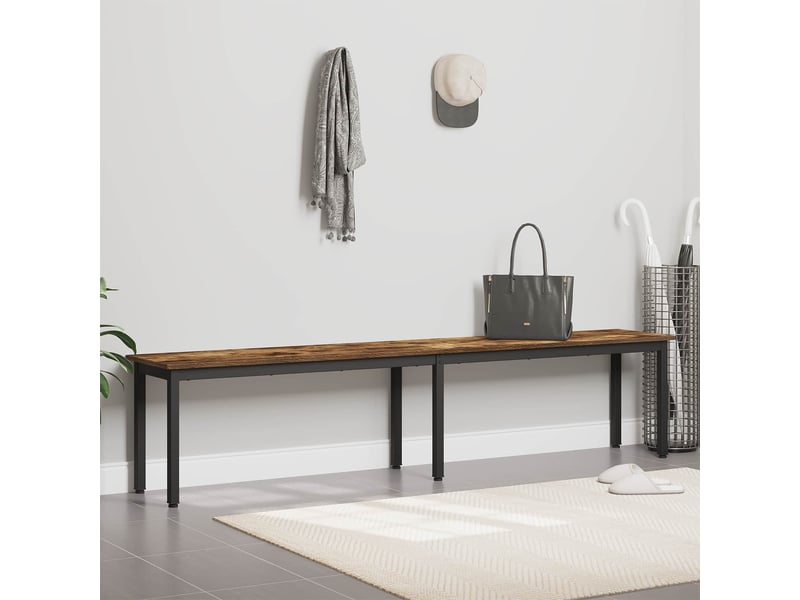  Banc d'entrée, banc d'intérieur chêne fumé 200x35x45 cm bois d'ingénierie  - Conforama D