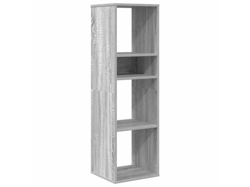  Bibliothèque, meuble de rangement salon sonoma gris 34x31x112 cm bois d'ingénierie  - Conforama A