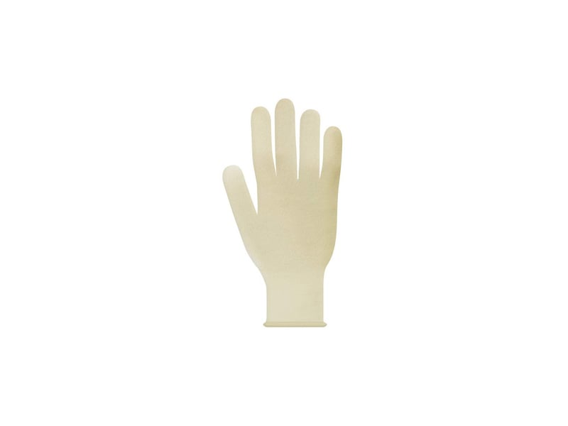 Ajsia gants en latex naturel contact sans poudre taille m boîte de 100 pièces  - Conforama A