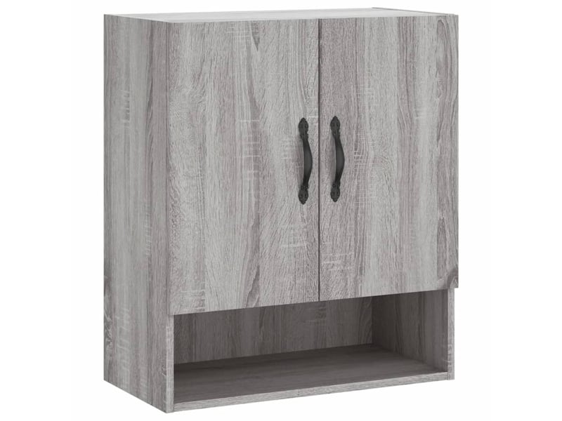  Armoire murale salon, meuble de rangement sonoma gris 60x31x70cm bois d'ingénierie shl7341  - Conforama A