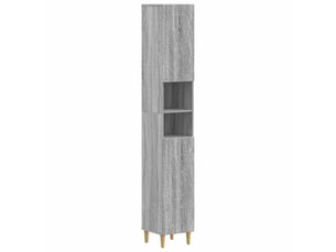 Colonne de salle de bain avec étagère ouverte delft sonoma gris