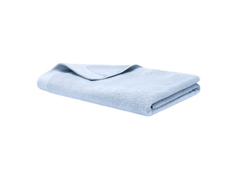 Drap de bain softy 100 x 150 cm éponge zero twist 100% coton peigné 600 gm² azur CP-DDBAINSOFTY-AZUR - Conforama C