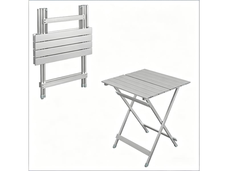  Table pliante pique-nique, table camping portable, table marché extérieure avec pieds antidérapants  - Conforama A