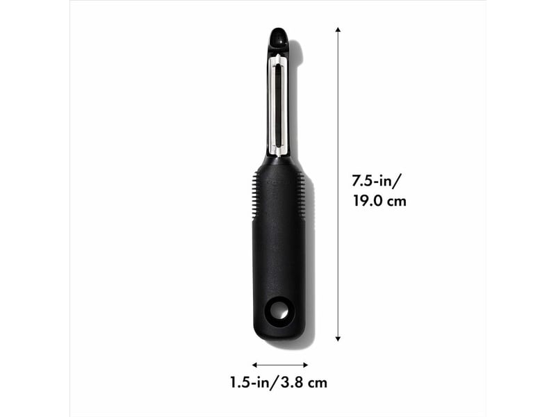  Éplucheur à légumes oscillant - économe à légumes en inox - noir, fontainebleau QWE001038 - Conforama B