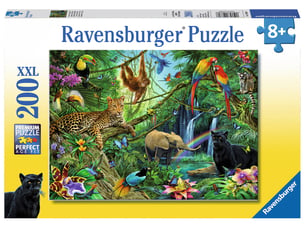 Puzzle 200 p xxl - animaux de la jungle