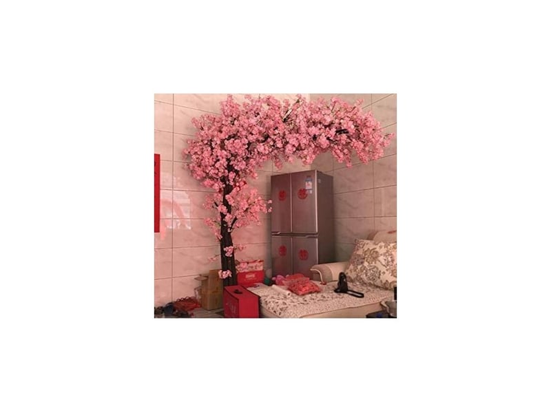  Sabir fleur artificielle cerisier 105 cm – branche en soie pour décoration murale – idéale pour mariages et événements festifs  - Conforama E