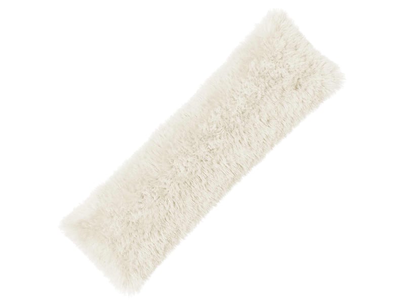  Coussin avec oreiller, coussin décoratifs heerlen blanc 40 x 145 cm fleece pv cf50956  - Conforama A