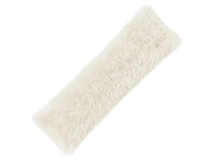 Coussin avec oreiller, coussin décoratifs heerlen blanc 40 x 145 cm fleece pv cf50956