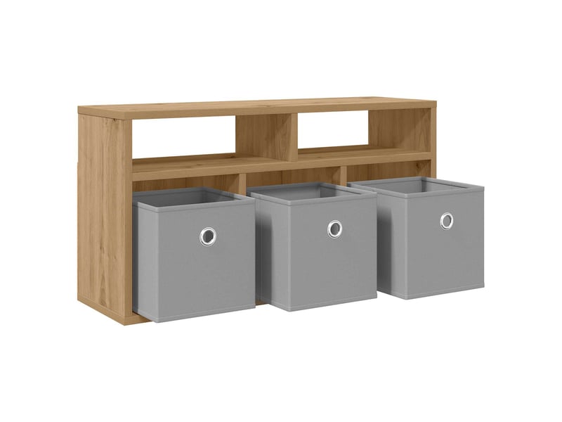  Meuble tv - basboard 72 x 22,5 x 38 cm chêne artisanal  - Conforama E