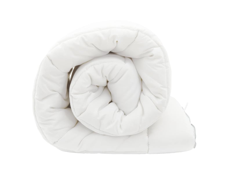  Couette - duvet 220x240 cm hiver 450 gsm laine australienne blanc  - Conforama E