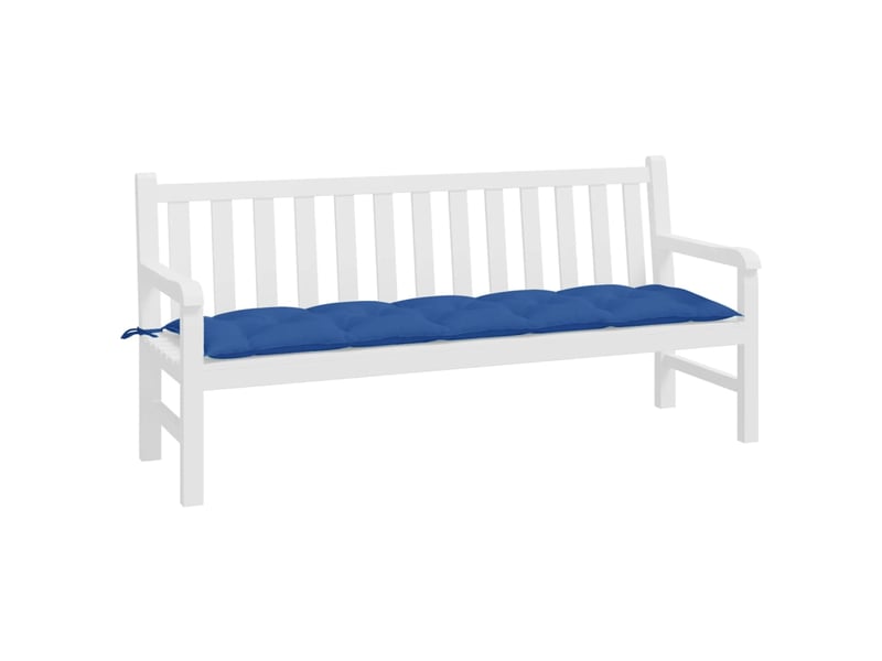  Coussin de banc de jardin, coussin d'assise bleu royal 180x50x7 cm tissu oxford cf52700  - Conforama C