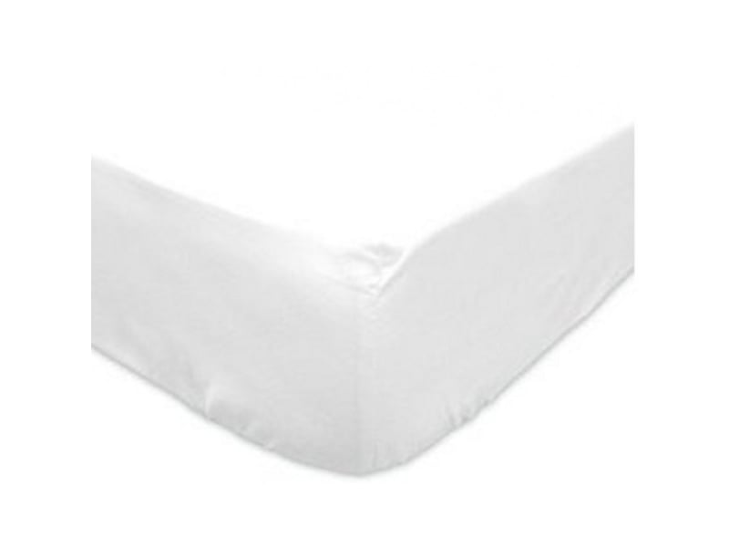  Drap housse 80x200 blanc 100 % coton - fabrication vosges  - Conforama A