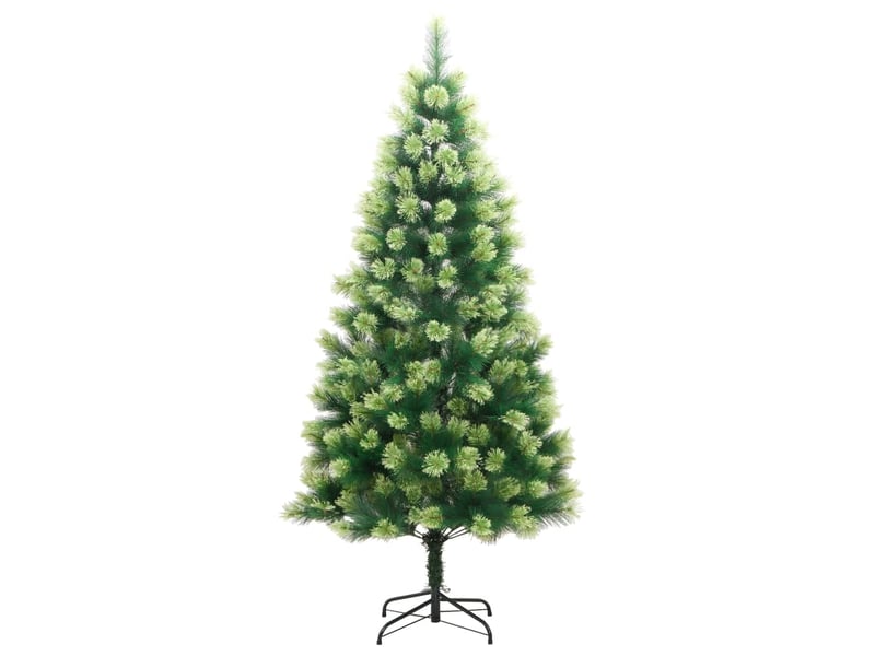  Sapin de noël artificiel, arbre de noël à charnières avec support 210 cm shl873  - Conforama A