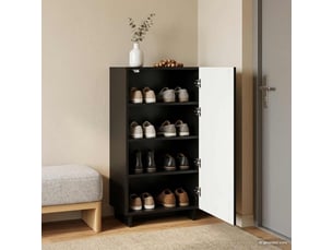 Meuble à chaussures 3 paire(s)  <strong></strong>  <strong></strong> coloris noir