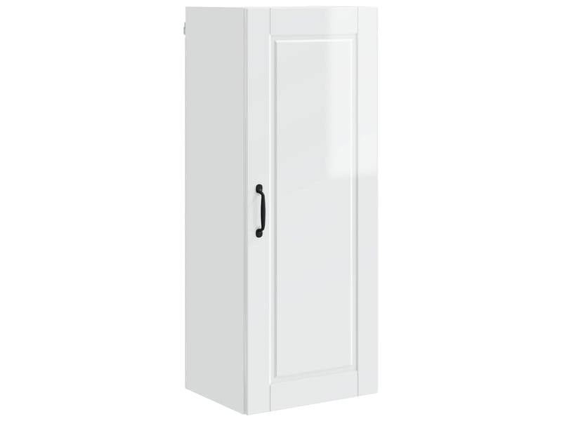  Meuble mural de cuisine, armoire de cuisine blanc brillant 40x31x100cm shl3759  - Conforama A