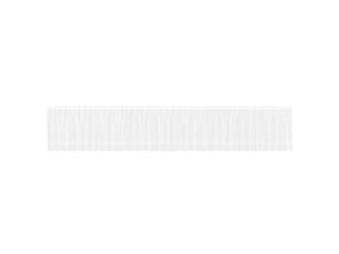 Rideau en dentelle, rideau ajouré, voilage blanc 80 x 900 cm polyester cf43832