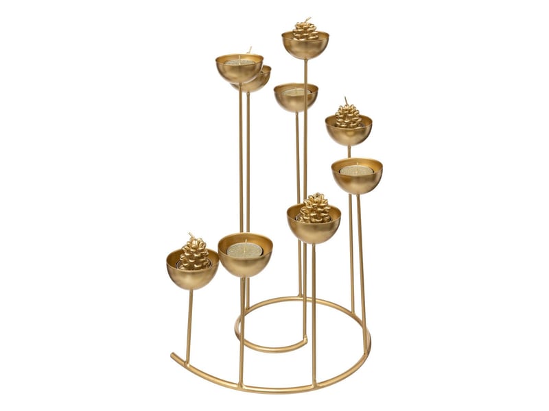  Photophore spirale 8 bougies 35cm IVALO - Conforama B