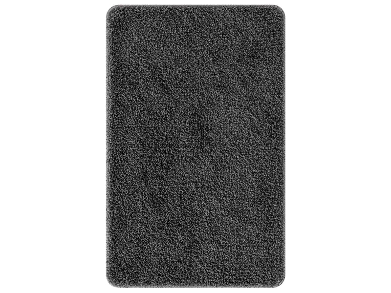  Ensemble de tapis de bain antidérapants 3 pc gris foncé pp cf64753  - Conforama D