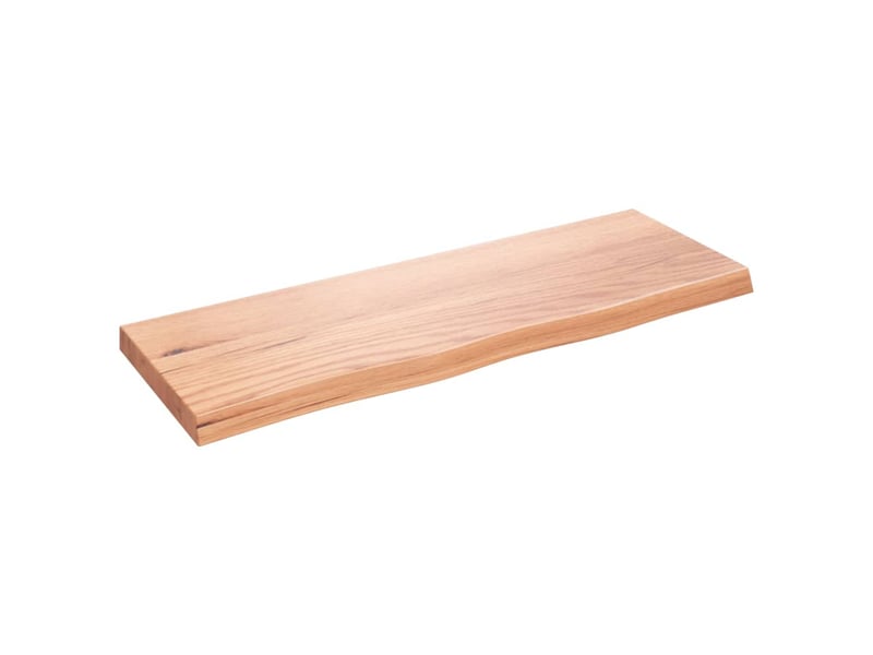  Comptoir de salle de bain, plan de travail marron 80x30x(2-4) cm bois traité cf65808  - Conforama A