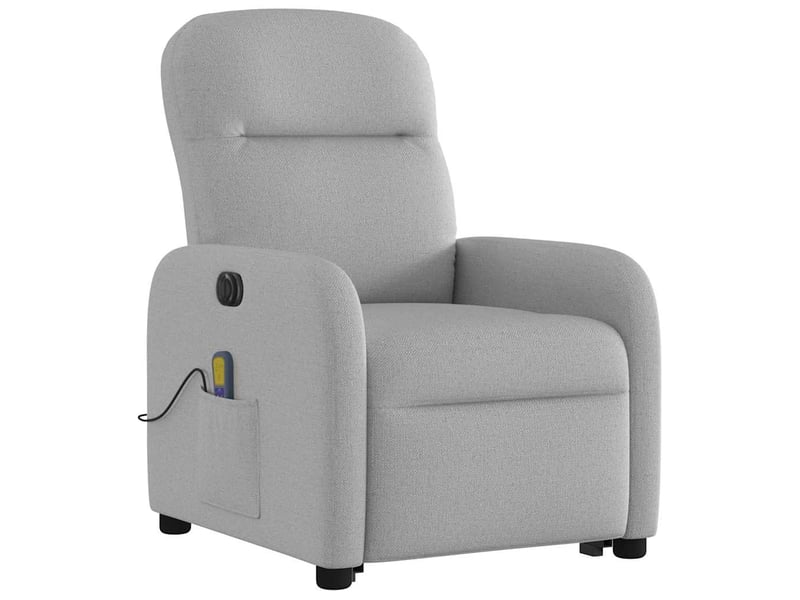  Fauteuil inclinable de massage électrique gris nuage tissu shl56115  - Conforama D