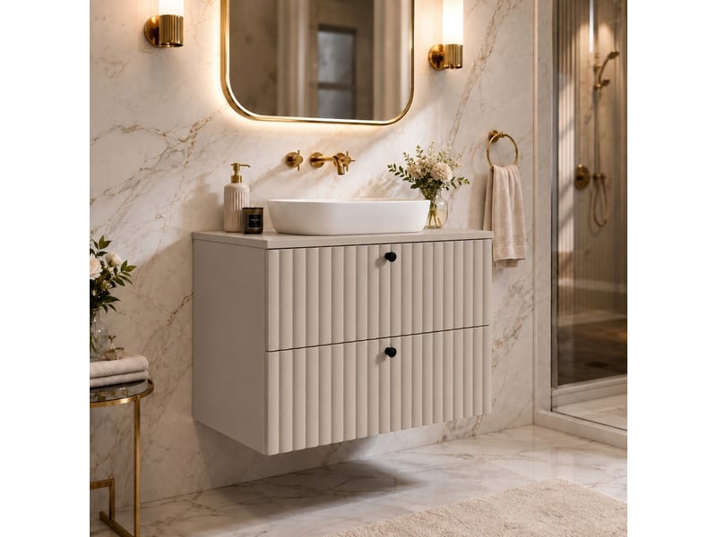  Meuble sous vasque suspendu bello cachemire 60 cm  - Conforama B