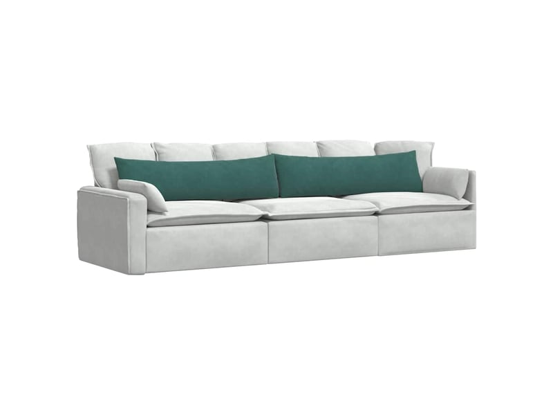 Lot de 2 coussins de canapé, coussins décoratifs vert foncé 145 x 40 cm cf59180 - Conforama C