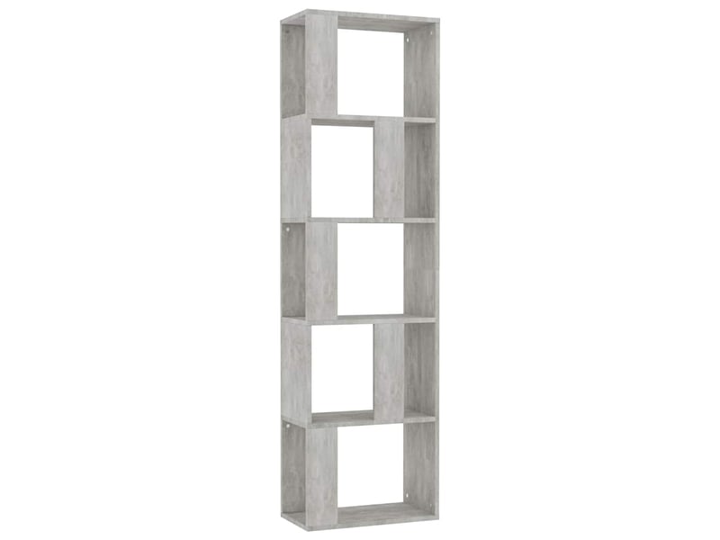  Bibliothèque, séparateur de pièce gris béton bois d’ingénierie  - Conforama A