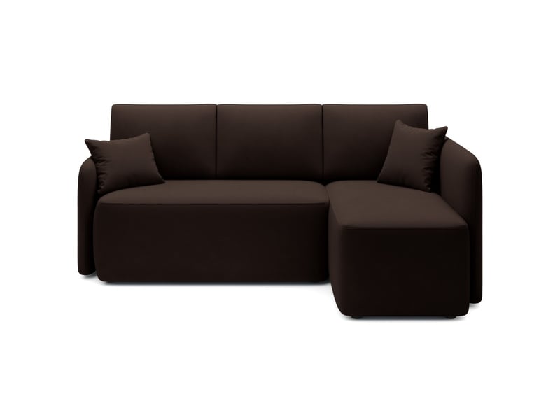  Canapé d'angle collection hedson coloris marron  - Conforama A