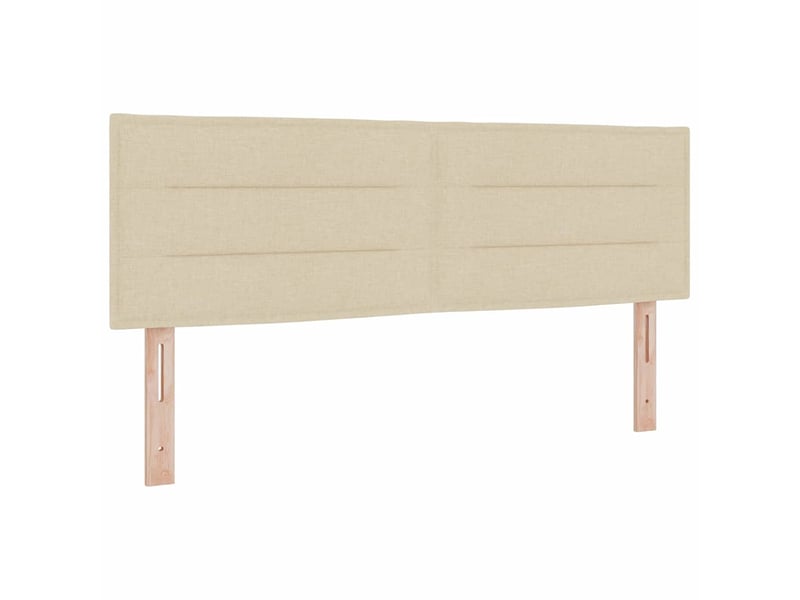 Tête de lit - panneau de tête de lit crème 144 cm tissu - Conforama A