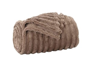 Plaid canapé camel 150x130 cm 0.45 kg polaire