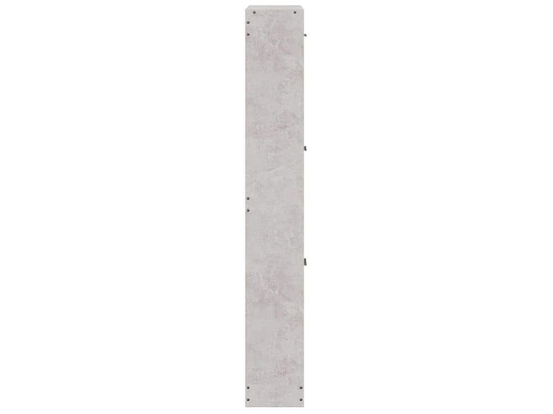  Meuble à chaussure, armoire à chaussures gris béton 59x17x108 cm bois d'ingénierie  - Conforama E
