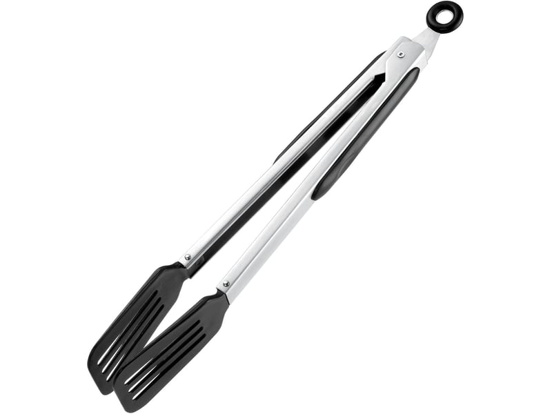  Pince de service, embouts larges, acier inoxydablesilicone, longueur: 33 cm, comfort, noir No Commercial reference - Conforama A