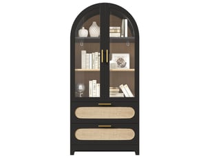 Vitrine coloris noir LUHOMFU - x