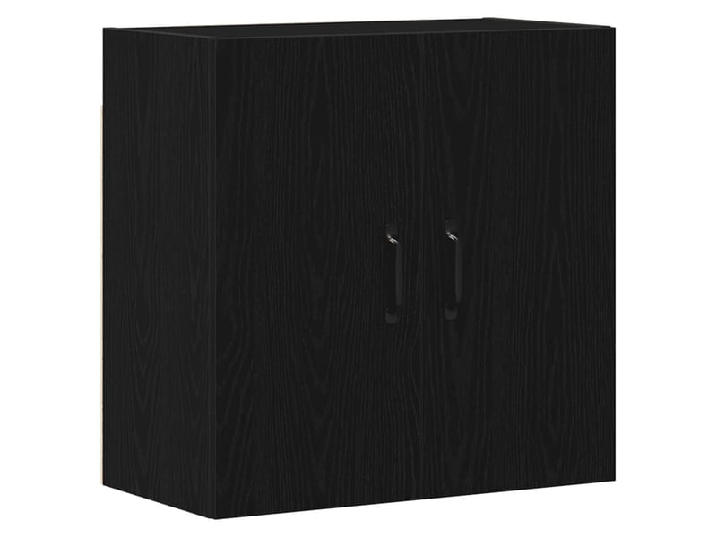  Armoire murale salon, meuble de rangement en chêne noir 60 x 31 x 60 cm bois d'ingénierie  - Conforama A