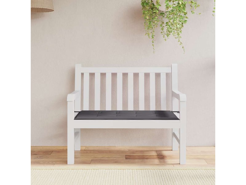  Coussin de banc de jardin, coussin d'assise anthracite 120x50x3 cm tissu oxford cf52635  - Conforama B
