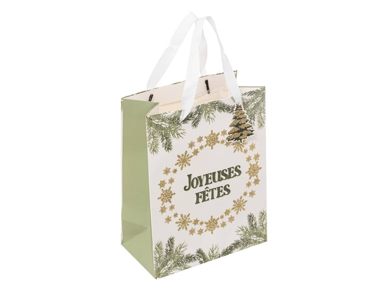  Sac cadeau givre d'hiver pm  - Conforama A