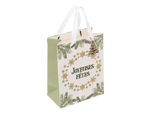 Sac cadeau givre d'hiver pm