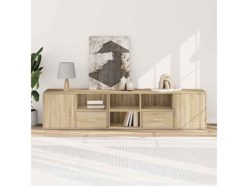  Armoire d'angle, armoire de rangement chêne sonoma 200x40x45 cm bois d’ingénierie  - Conforama C