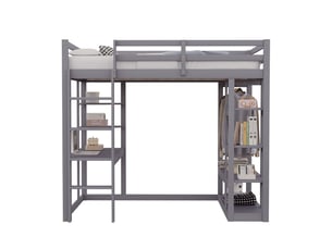 Lit mezzanine 140x200 cm SOGEU coloris bicolore