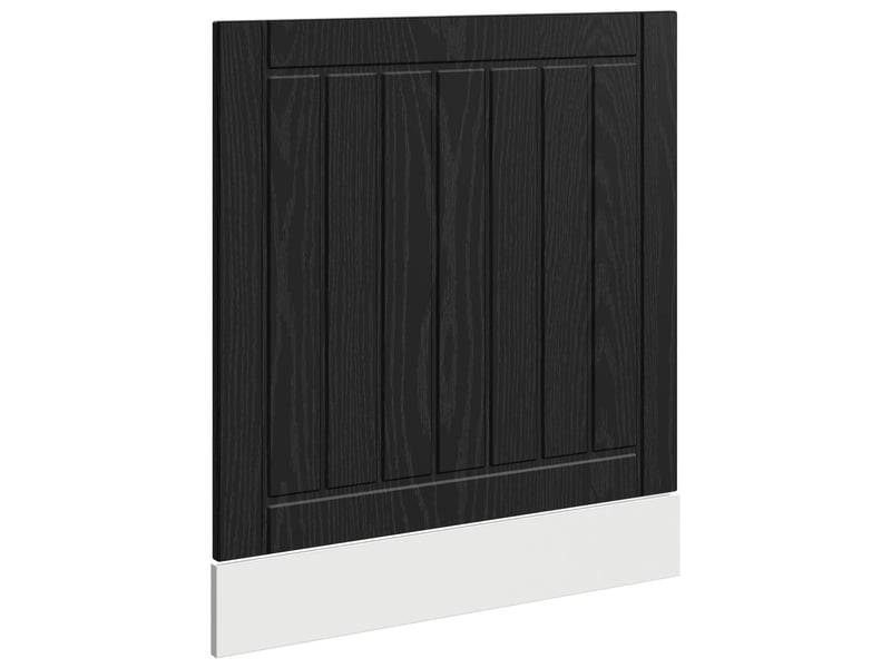  Panneau de lave-vaisselle chêne noir 60x1,5x57cm shl5855  - Conforama A