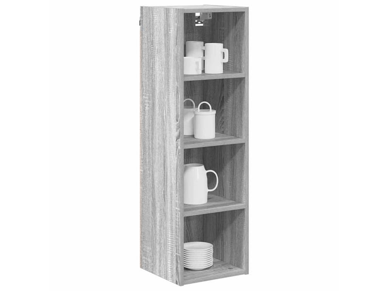  Meuble de rangement, armoire suspendue gris sonoma 30x29,5x100cm  - Conforama C