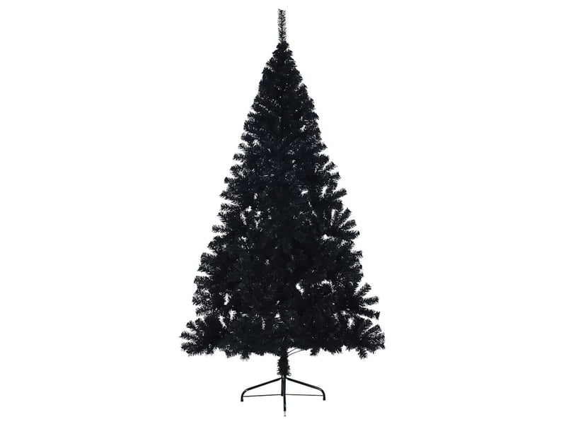  Sapin de noël, arbre de noël artificiel pré-éclairé noir 180 cm pvc cf61351  - Conforama D