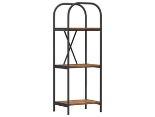 Étagère 3 niveaux, étagère de rangement 40 x 30 x 109 cm bois d'ingénierie shl713